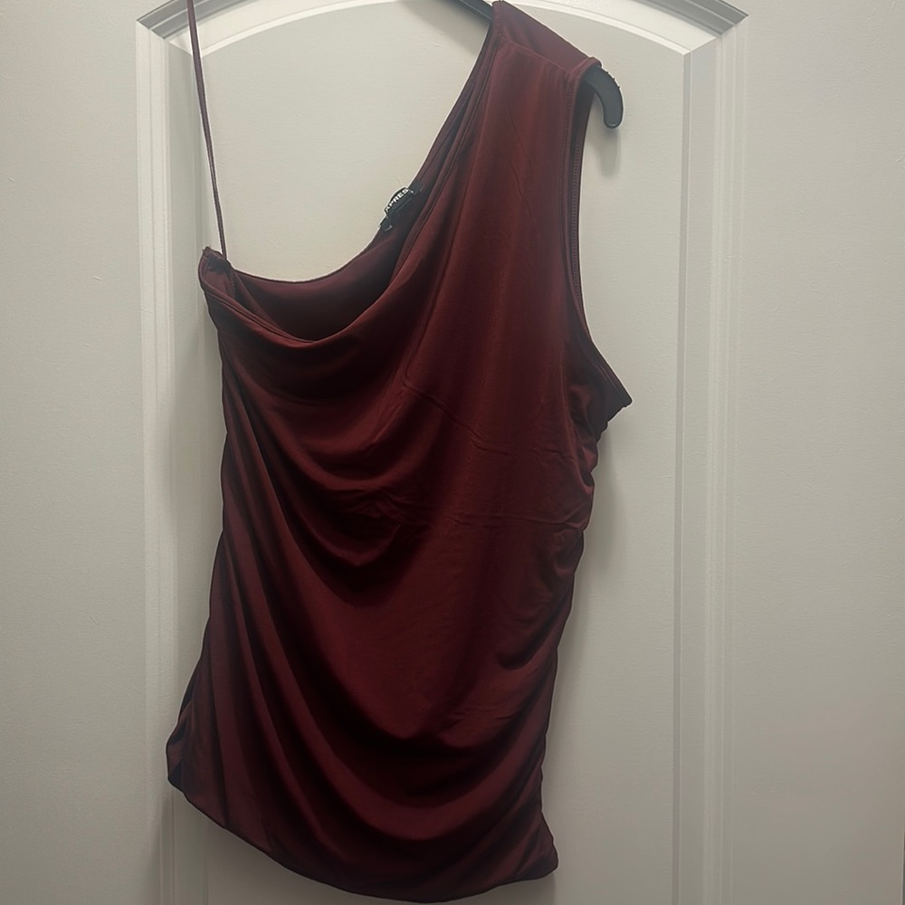 Like New Express Contour One Shoulder Top